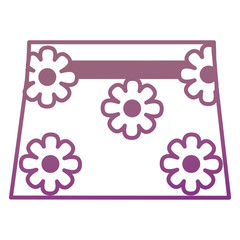 girl skirt clothes baby vector illustration design