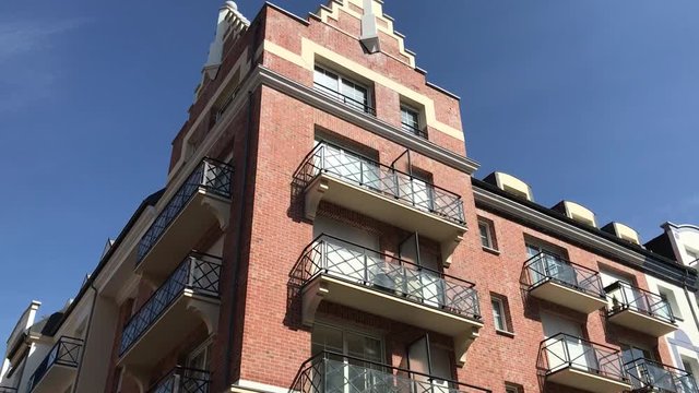 Immeuble en briques &agrave; Lille, Nord