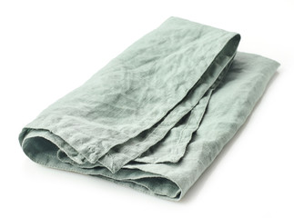 folded linen napkin