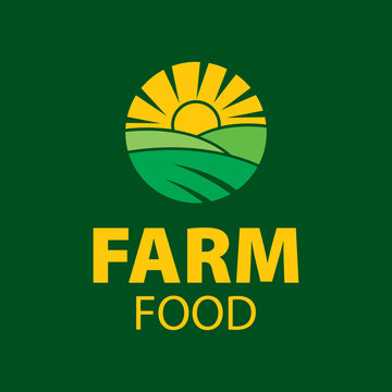Farm House concept logo full vector