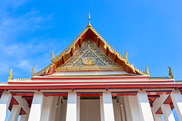 Wat Suthat buddist temple, Bangkok, Thailand