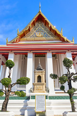 Wat Suthat buddist temple, Bangkok, Thailand