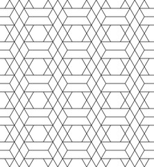 Vector seamless texture. Modern geometric background. Mesh with hexagonal cells.