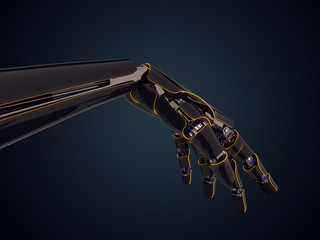 3D rendering robotic hand