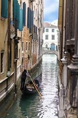 Gondola on Canalin Venice, Italy.