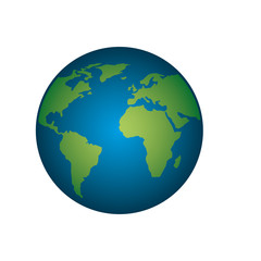 world planet ecology icon vector illustration design
