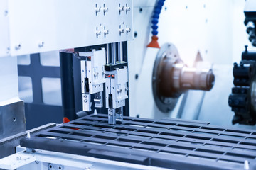 panel of CNC lathe machine.