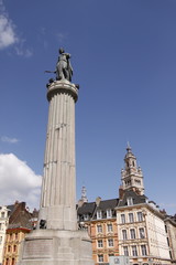 Fototapeta na wymiar Place du Général-de-Gaulle à Lille, Nord