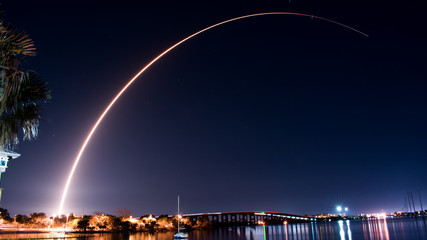 Rocket over the bridge