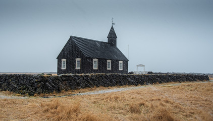 Black church of Budir, Iceland