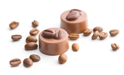 Belgian pralines with coffee flavor.