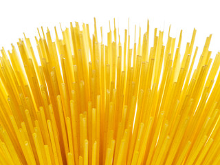 Spaghetti close up. Food background.