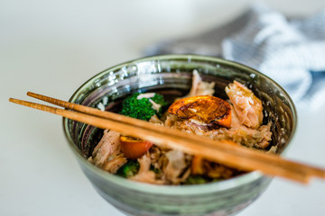 Asian Chicken Stir Fry Bowl