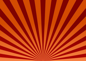 Obraz premium Abstract red sun rays background