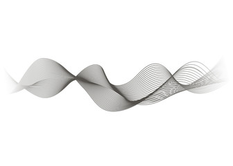 Abstract wave element for design
