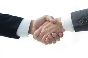 closeup.handshake of business partners