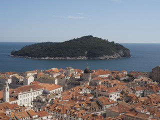 Vieille Ville de Dubrovnik et Ile de Lokrum, Dalmatie, Croatie