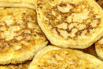 pancakes close up for a delicious breakfast