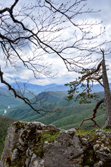 Mountain landscape, Caucasus, Russia.