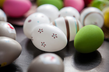 colorful easter eggs