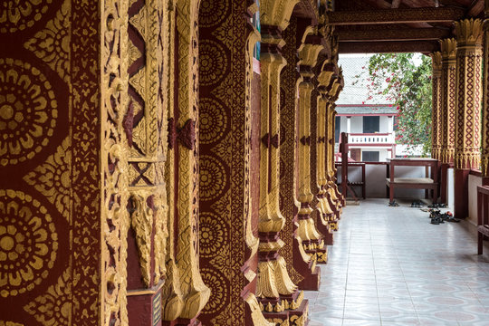 Laos - Luang Prabang - Wat Manorom