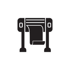 thermal printer icon. Element of printing house illustration. Premium quality graphic design icon. Signs and symbols collection icon for websites, web design, mobile app