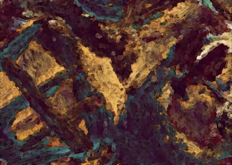 Abstraction painted in oil. Colorful texture background. Multicolored wallpaper graphic design. Pattern for creating artworks and prints.