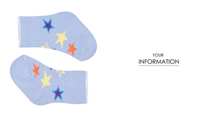 Baby blue socks pattern
