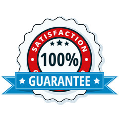 Obraz premium 100% Satisfaction Guaranteed illustration