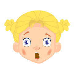 Caucasian girl character