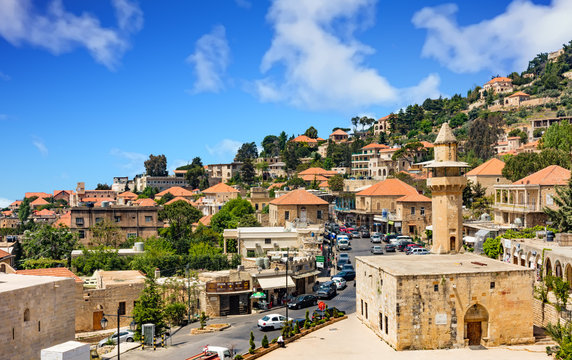 Deir El Qamar in mount Lebanon Middle east