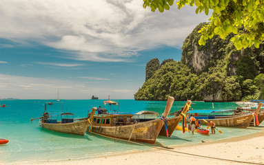 Fototapeta premium Longtail in Krabi