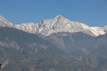 Fototapeta na wymiar Shadow of mountain, Himachal Pradesh