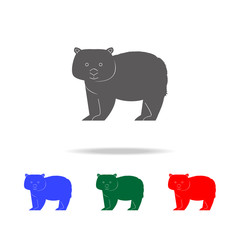 animal Wombat icon. Elements of Australian animals multi colored icons. Premium quality graphic design icon. Simple icon for websites; web design; mobile app, info graphics
