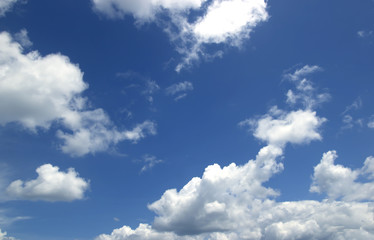Naklejka na ściany i meble Sky white cloud Abstract