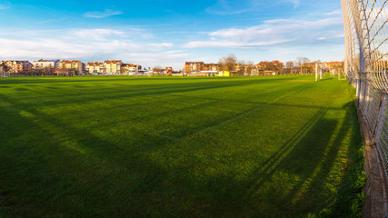 Naklejka premium Training football field