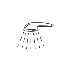 Shower icon. Simple element illustration. Shower symbol design template. Can be used for web and mobile