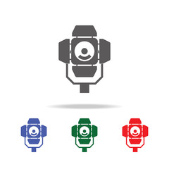 Fototapeta premium Photo camera Spotlight icon. Elements of photo camera in multi colored icons. Premium quality graphic design icon. Simple icon for websites, web design, mobile app, info graphics