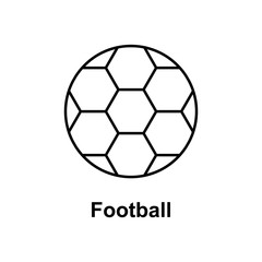 Obraz premium soccer ball icon. Element of school icon for mobile concept and web apps. Thin line icon for website design and development, app development. Premium icon