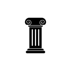 column for a statue icon. Element of theater and art illustration. Premium quality graphic design icon. Signs and symbols collection icon for websites, web design, mobile app