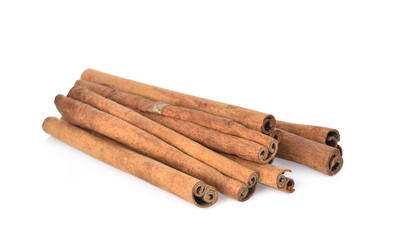 cinnamon stick spice isolated on white background