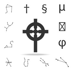 Religion Cross Icon. Detailed set of web icons. Premium quality graphic design. One of the collection icons for websites, web design, mobile app