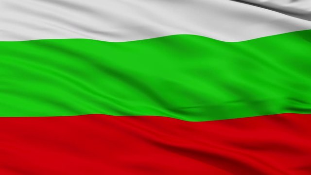 Arauca municipality closeup flag, city of Colombia, realistic animation seamless loop - 10 seconds long