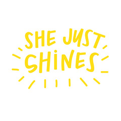 Fototapeta premium She just shines
