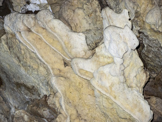 Horne Lake Caves
Limestone formations inside the Horne Lake Caves on Vancouver Island, British Columbia.