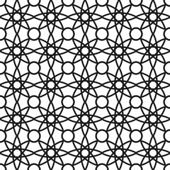 Fototapeta premium Background with seamless pattern in islamic style