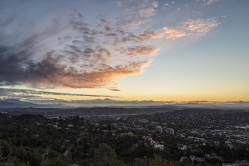 Obraz premium Sunrise in Los Angeles