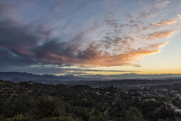 Sunrise in Los Angeles