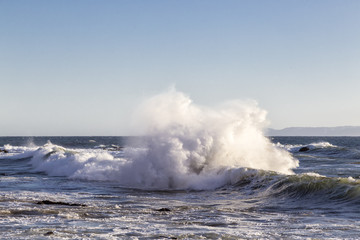 The Splash in the Sea