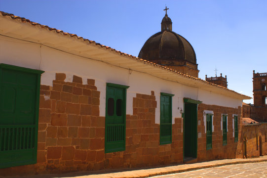Casa cural - iglesia Inmaculada Concepci&oacute;n de Barichara